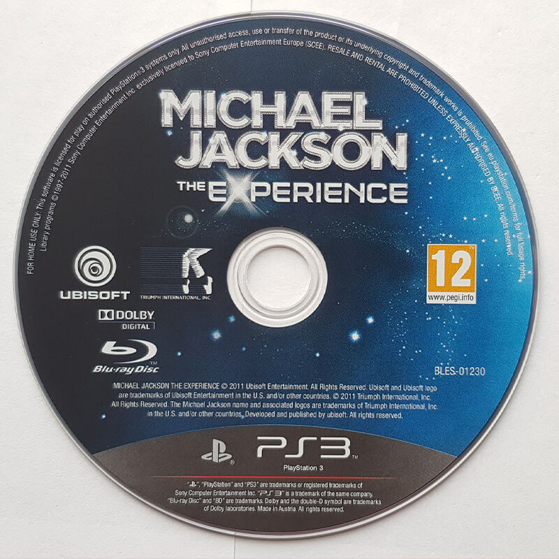 Лицензионный диск Michael Jackson the Experience для PlayStation 3